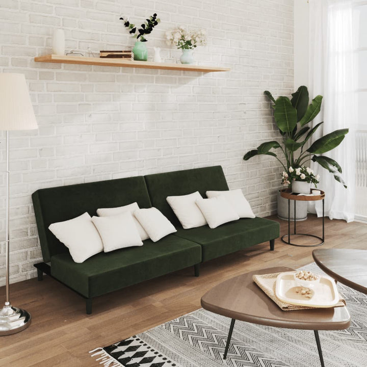 Bäddsoffa 2-Sits Sammet