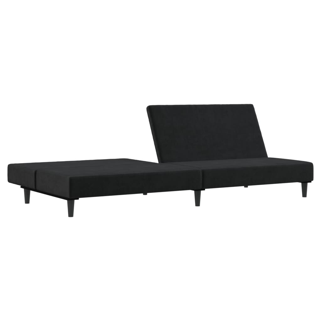 Bäddsoffa 2-Sits Sammet
