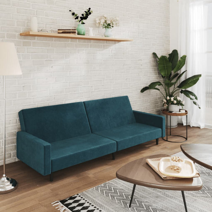 Bäddsoffa 2-Sits Sammet
