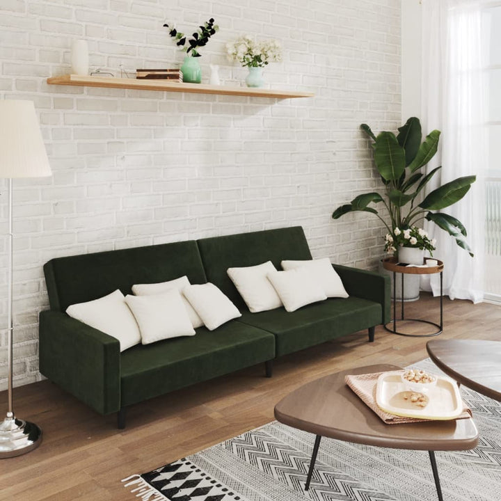 Bäddsoffa 2-Sits Sammet