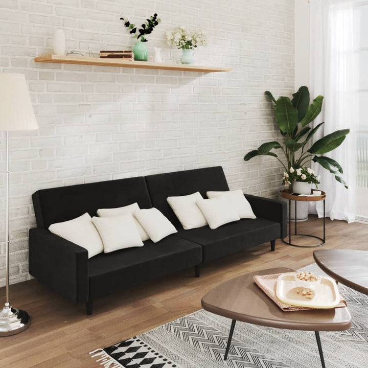 Bäddsoffa 2-Sits Sammet