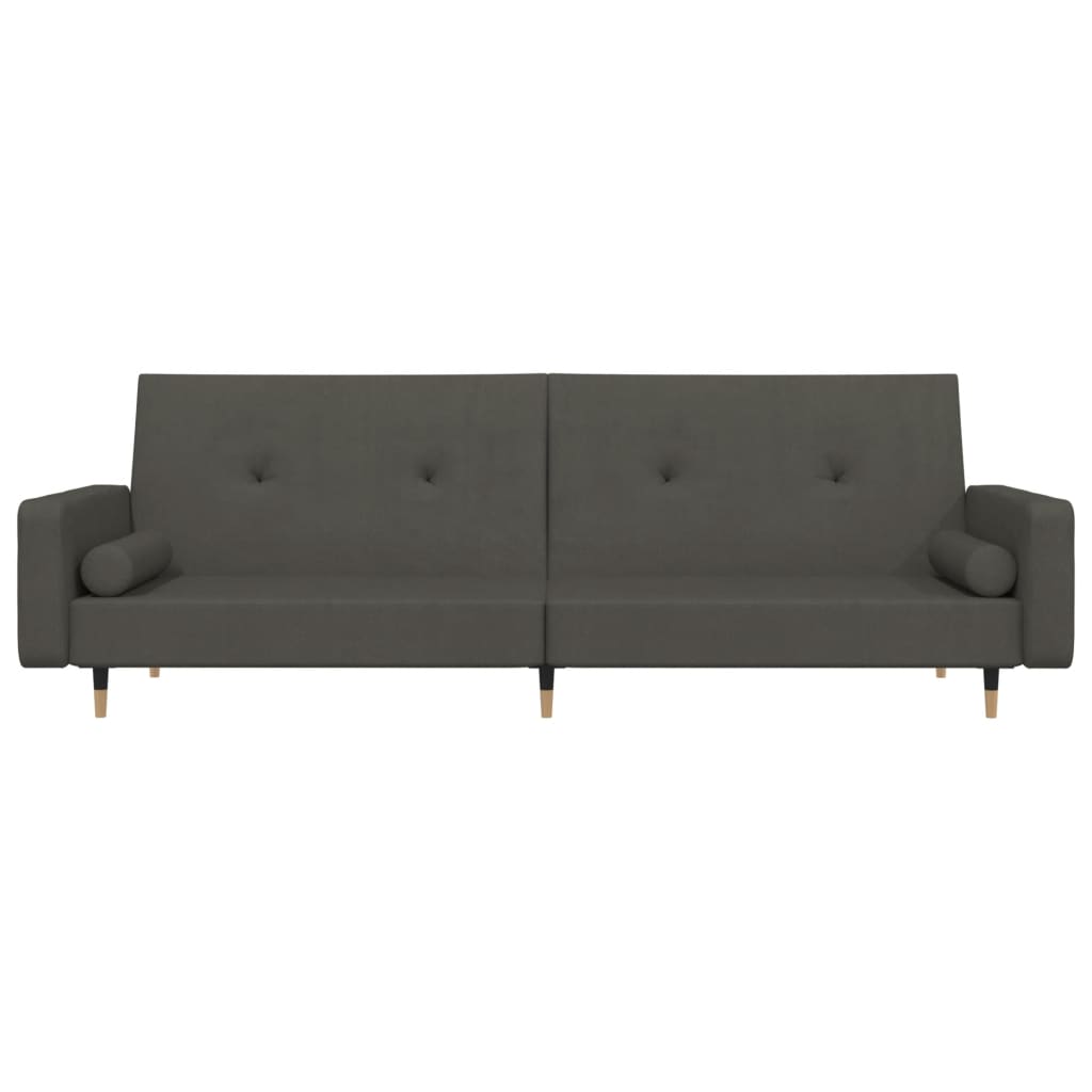 Bäddsoffa 2-Sits Med Två Kuddar Sammet