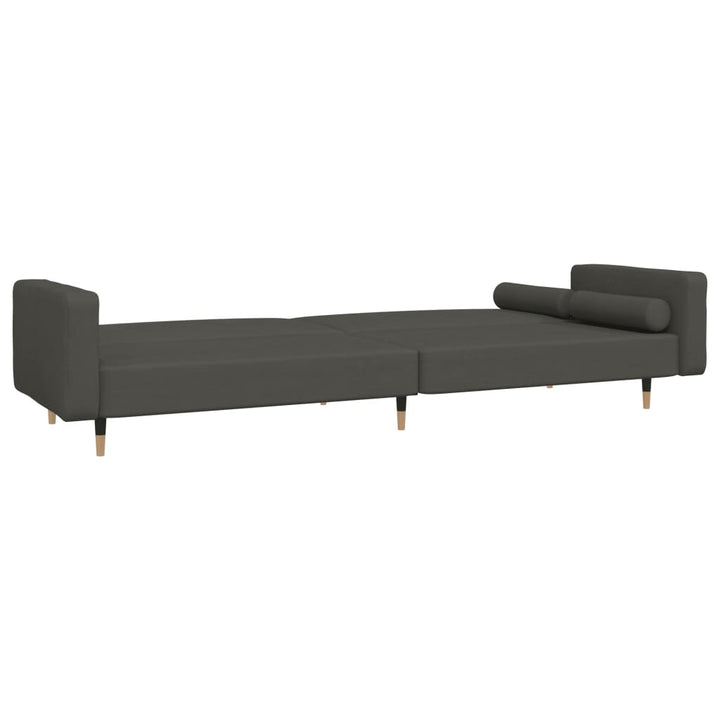 Bäddsoffa 2-Sits Med Två Kuddar Sammet
