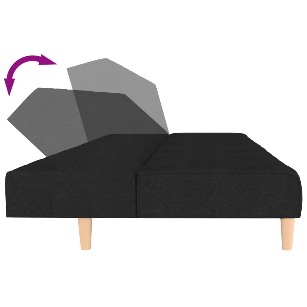 Bäddsoffa 2-Sits Tyg