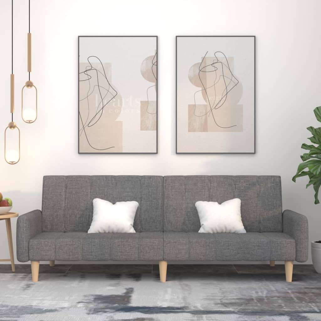 Bäddsoffa 2-Sits Tyg