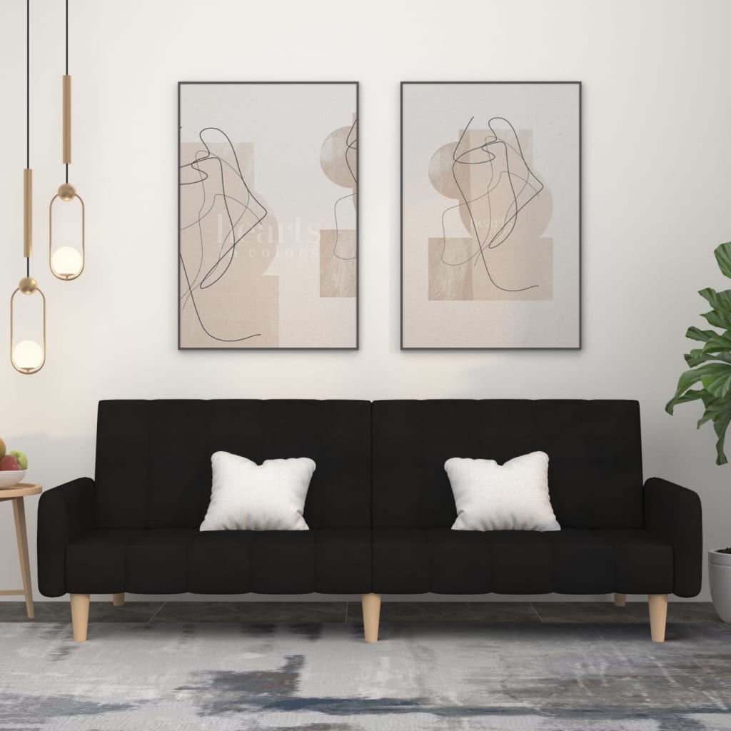Bäddsoffa 2-Sits Tyg