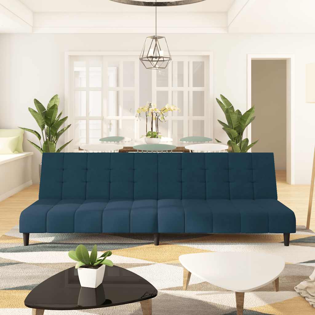 Bäddsoffa 2-Sits Sammet
