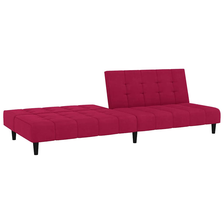 Bäddsoffa 2-Sits Sammet