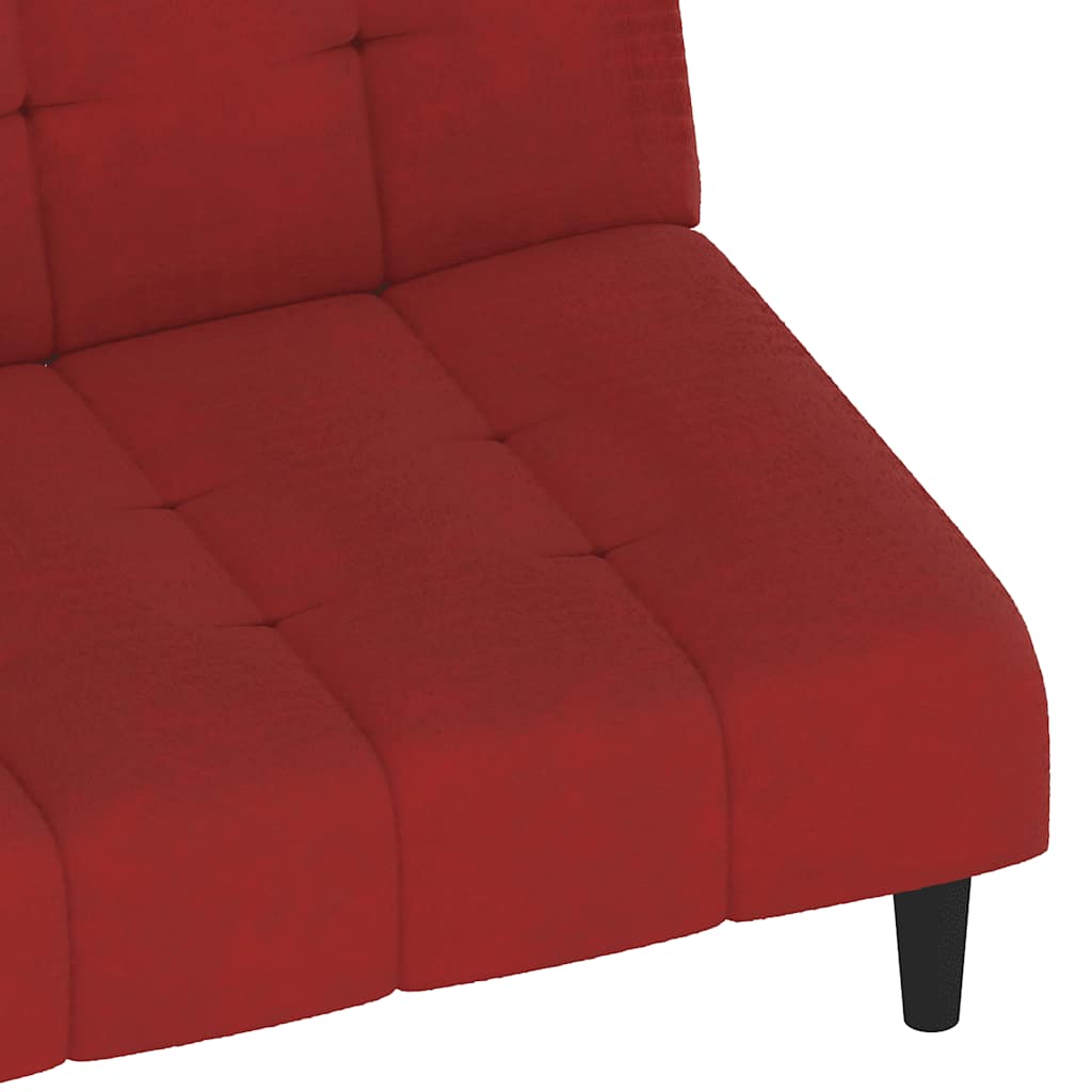 Bäddsoffa 2-Sits Sammet