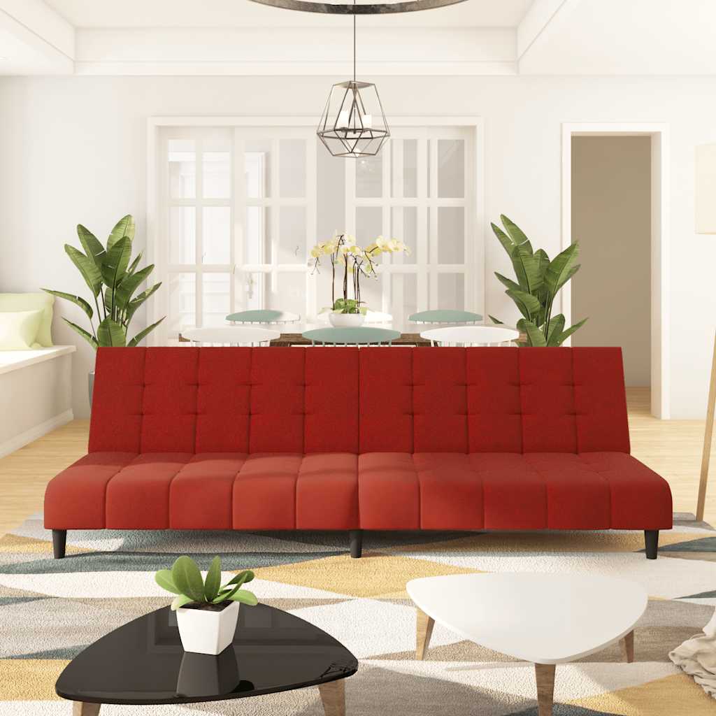 Bäddsoffa 2-Sits Sammet