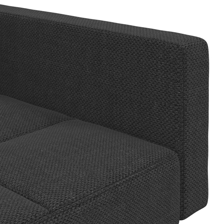 Bäddsoffa 2-Sits Med Två Kuddar Tyg