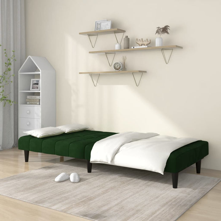 Bäddsoffa 2-Sits Sammet