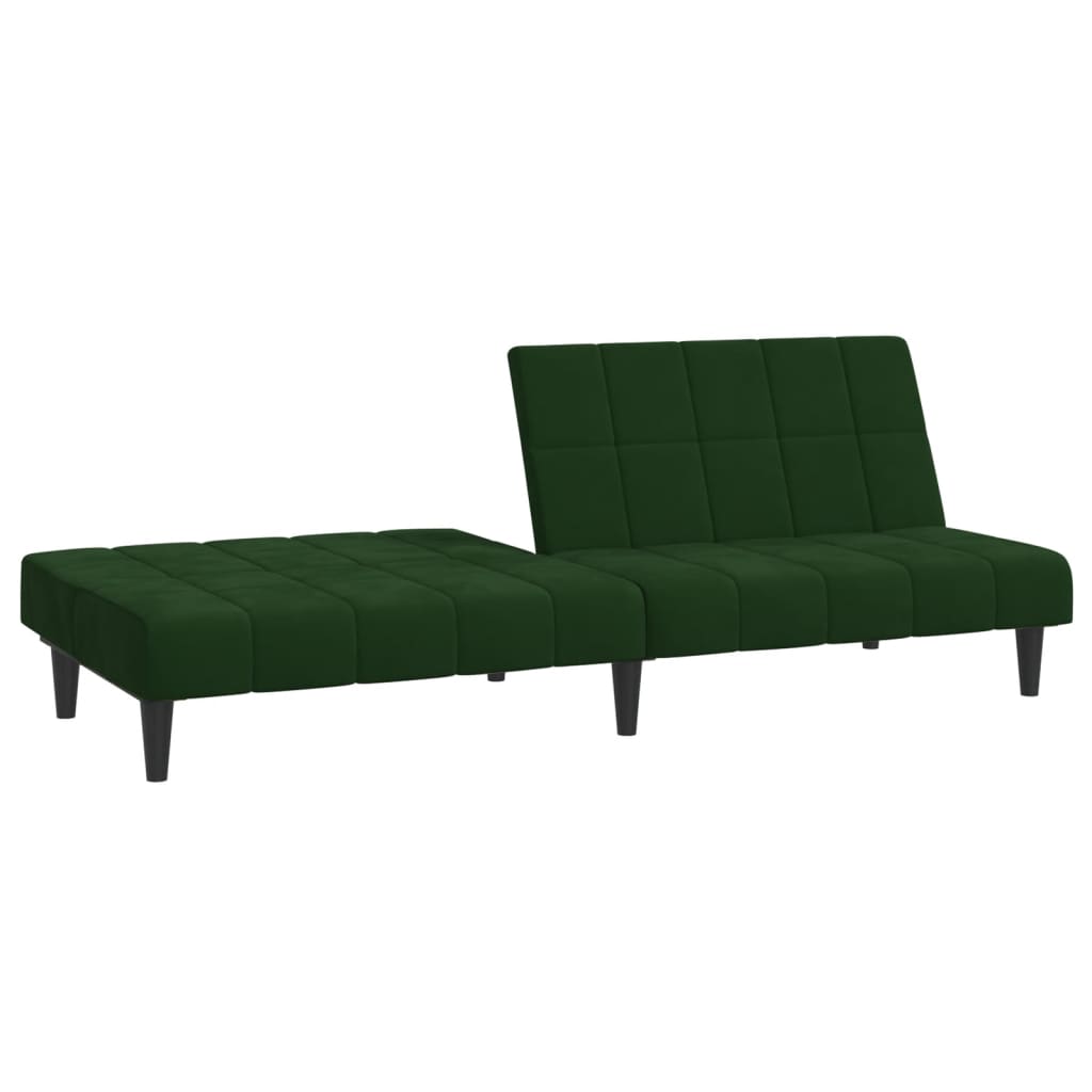 Bäddsoffa 2-Sits Sammet