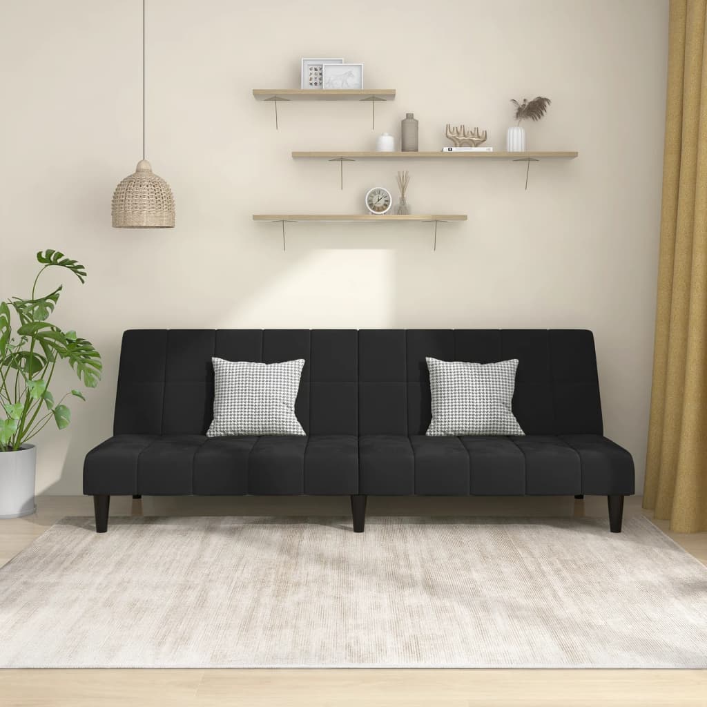 Bäddsoffa 2-Sits Sammet