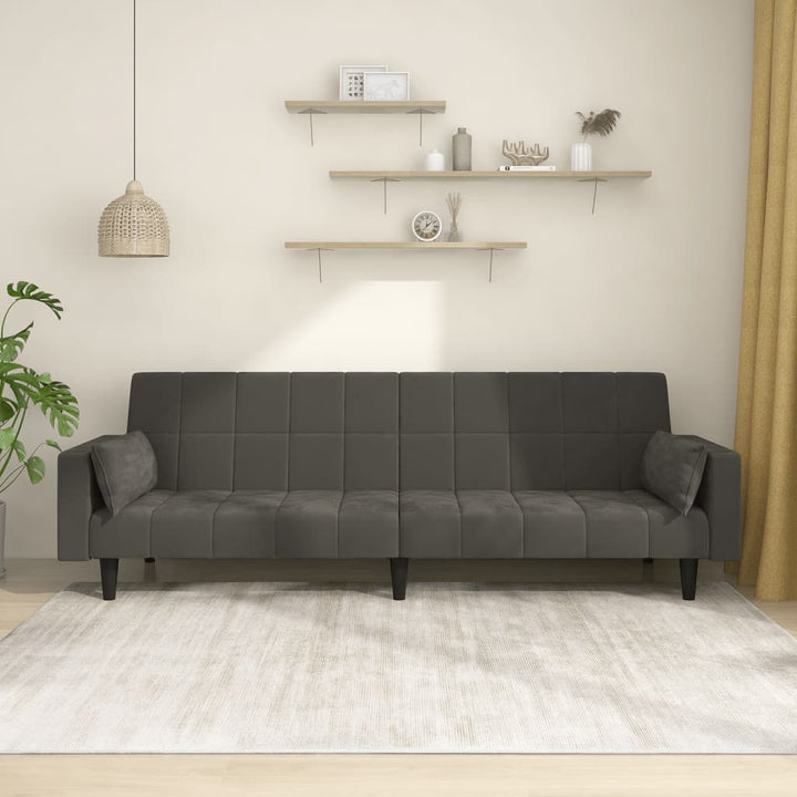 Bäddsoffa 2-Sits Sammet