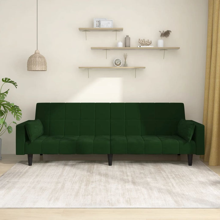 Bäddsoffa 2-Sits Sammet