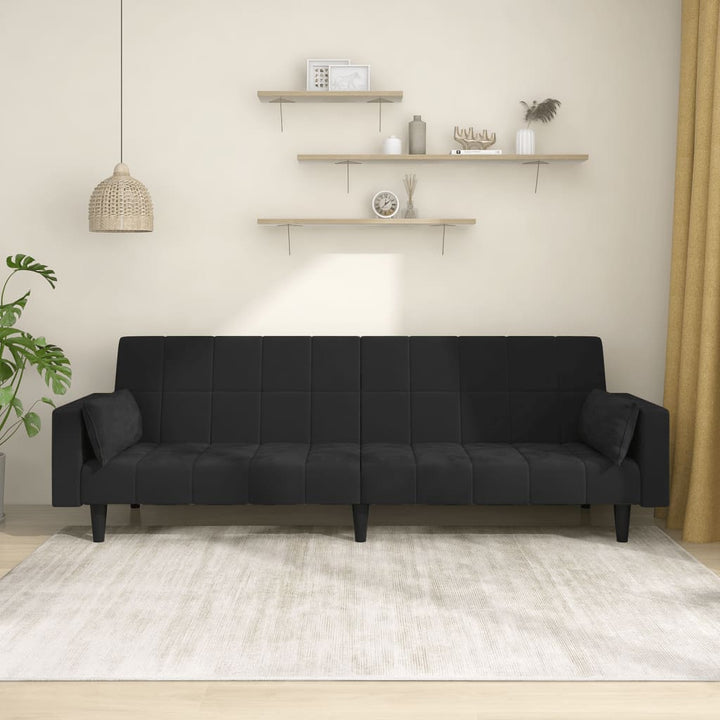 Bäddsoffa 2-Sits Sammet