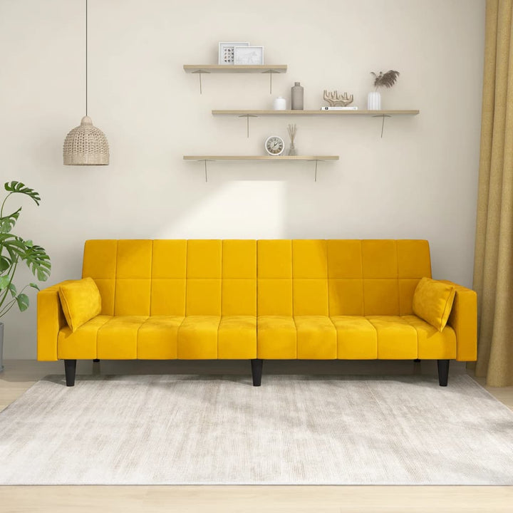 Bäddsoffa 2-Sits Sammet