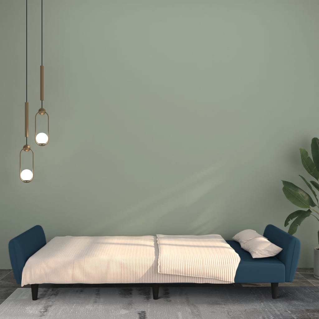 Bäddsoffa 2-Sits Sammet