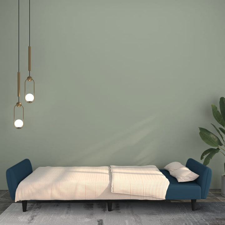 Bäddsoffa 2-Sits Sammet