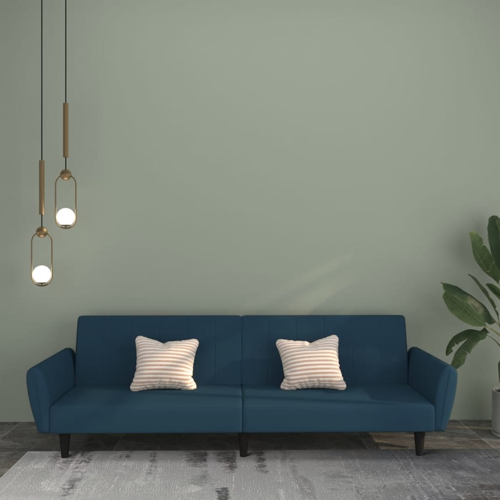 Bäddsoffa 2-Sits Sammet