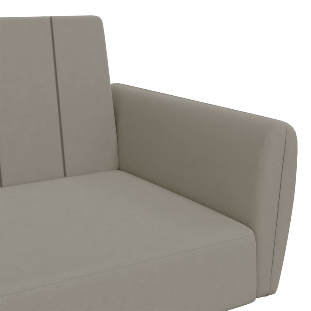 Bäddsoffa 2-Sits Sammet