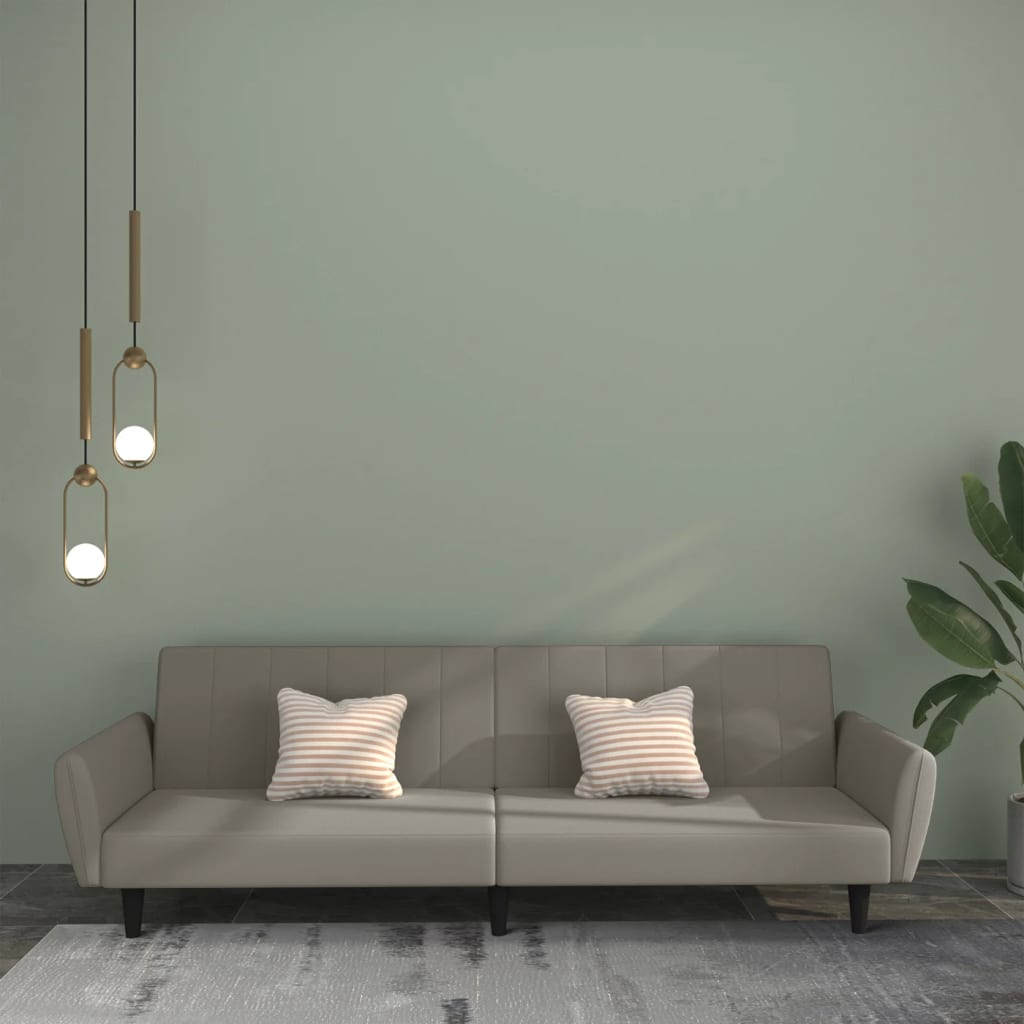 Bäddsoffa 2-Sits Sammet