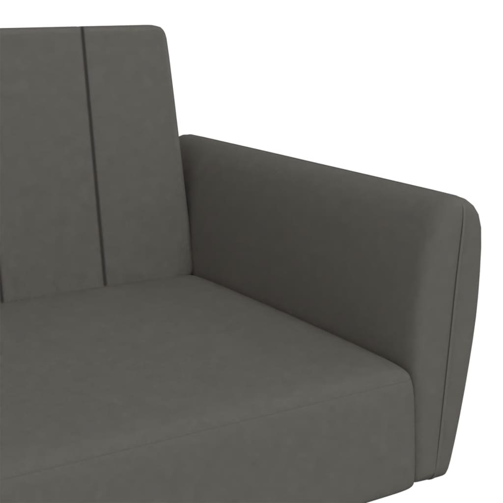 Bäddsoffa 2-Sits Sammet