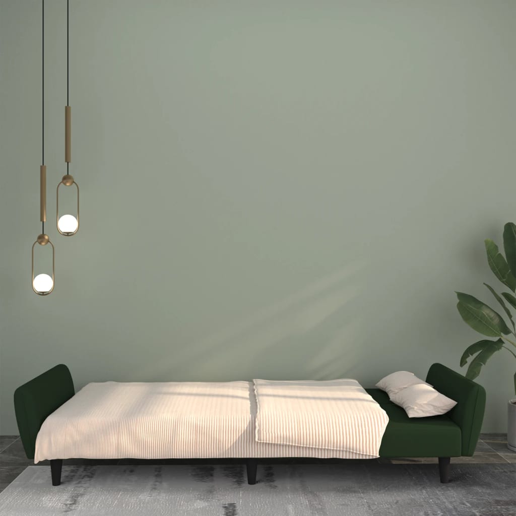 Bäddsoffa 2-Sits Sammet