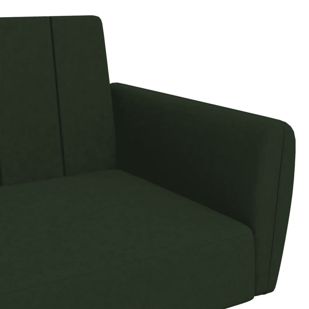 Bäddsoffa 2-Sits Sammet