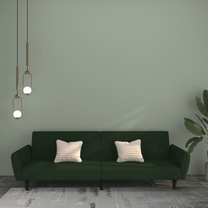Bäddsoffa 2-Sits Sammet