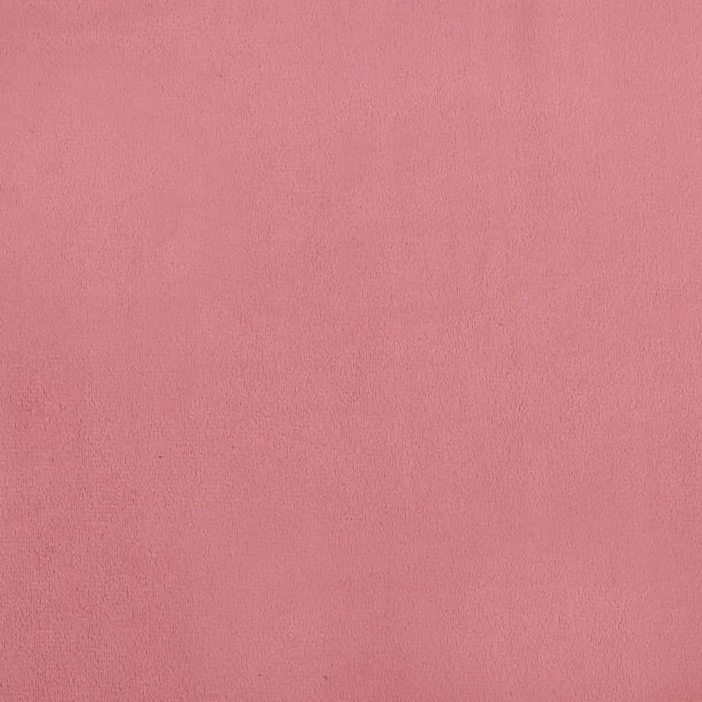 Bäddsoffa 2-Sits Rosa Sammet