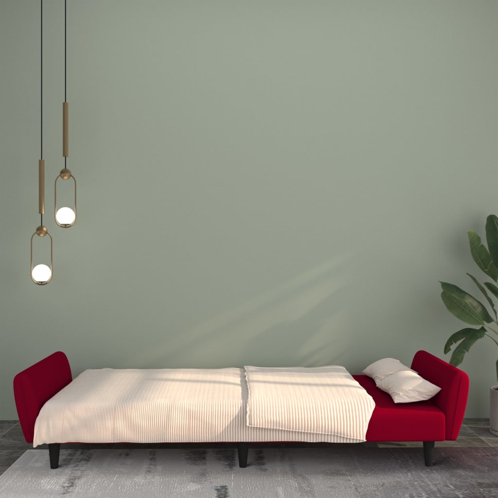 Bäddsoffa 2-Sits Sammet