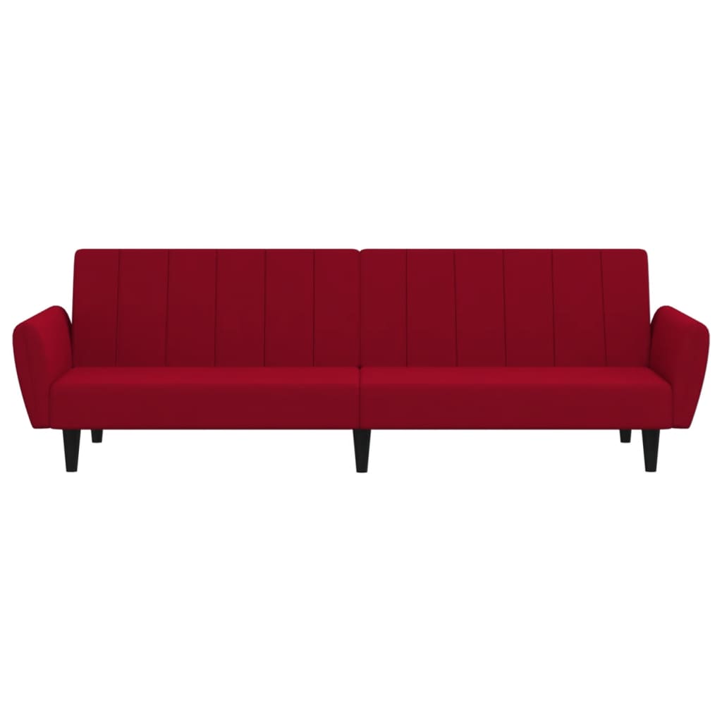 Bäddsoffa 2-Sits Sammet
