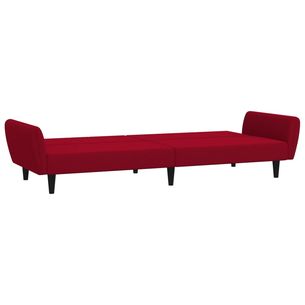 Bäddsoffa 2-Sits Sammet