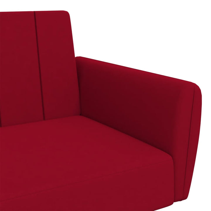 Bäddsoffa 2-Sits Sammet
