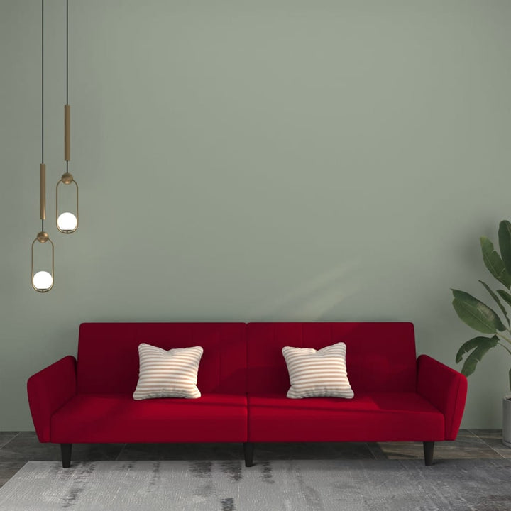 Bäddsoffa 2-Sits Sammet