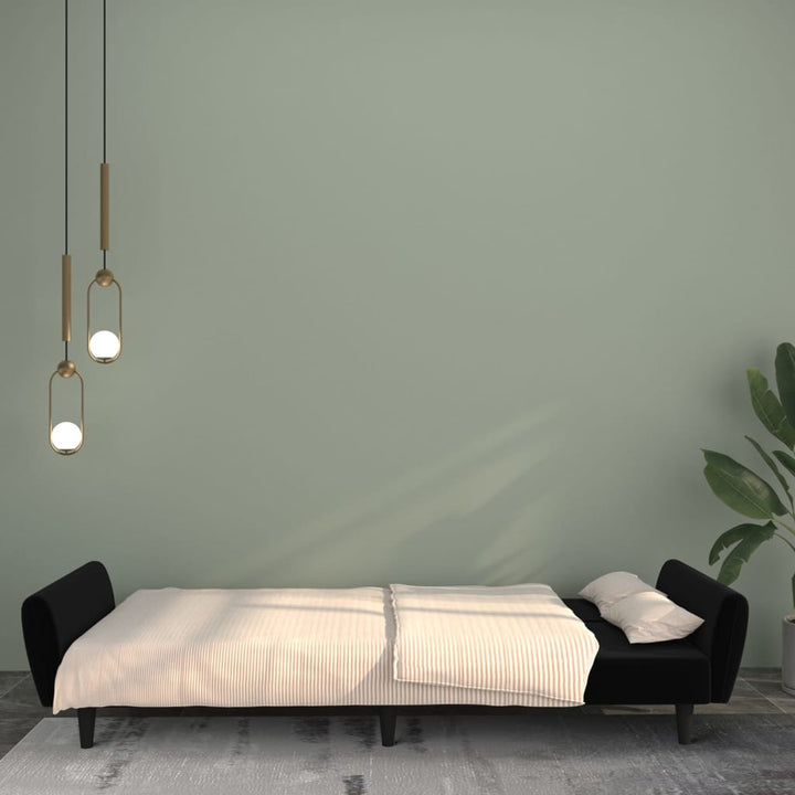 Bäddsoffa 2-Sits Sammet