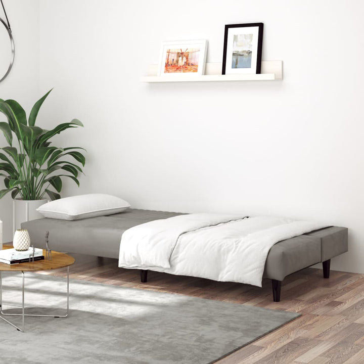 Bäddsoffa 2-Sits Sammet