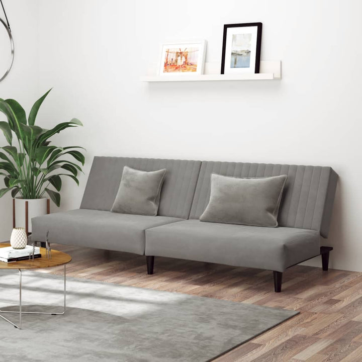 Bäddsoffa 2-Sits Sammet