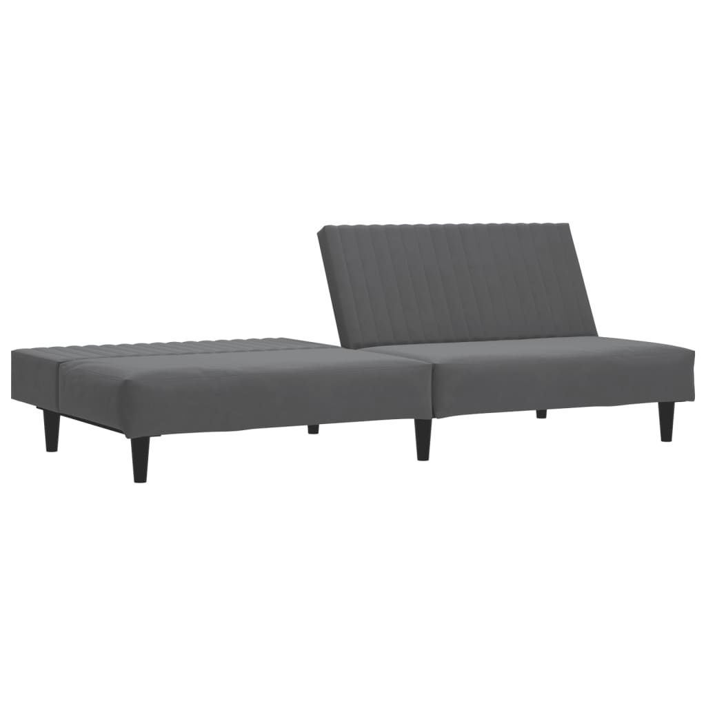 Bäddsoffa 2-Sits Sammet