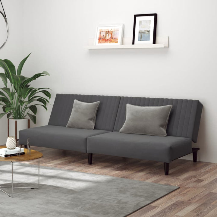 Bäddsoffa 2-Sits Sammet