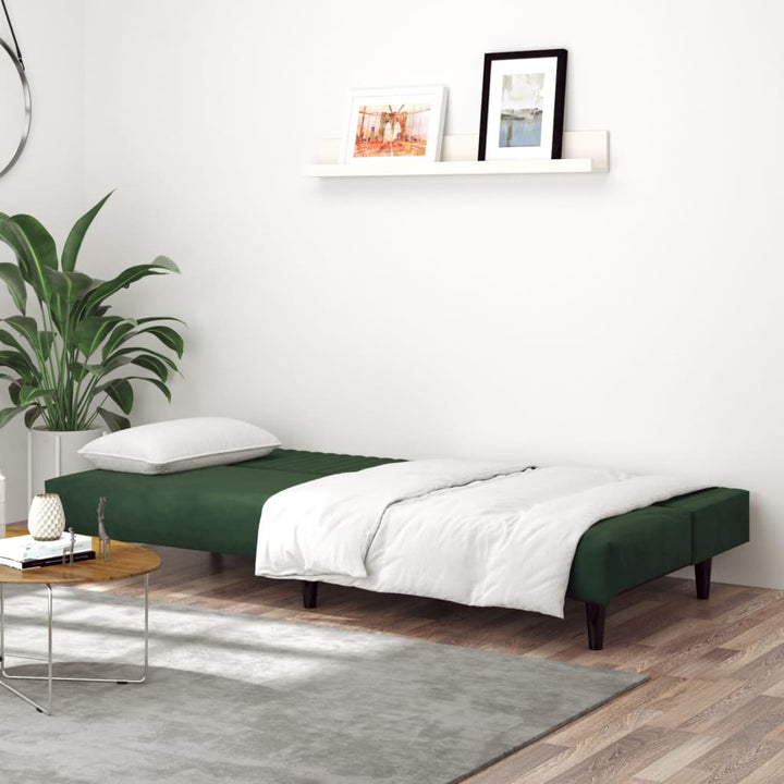 Bäddsoffa 2-Sits Sammet