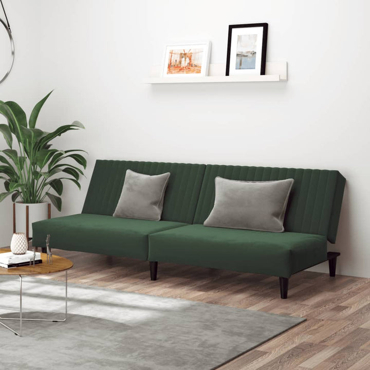 Bäddsoffa 2-Sits Sammet