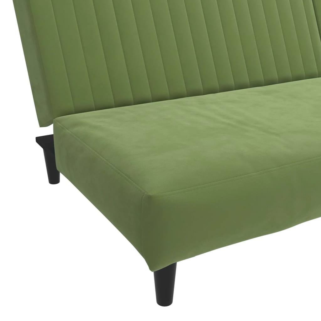Bäddsoffa 2-Sits Sammet