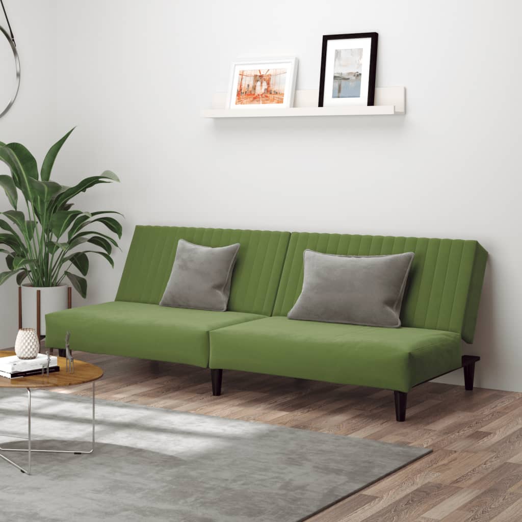 Bäddsoffa 2-Sits Sammet