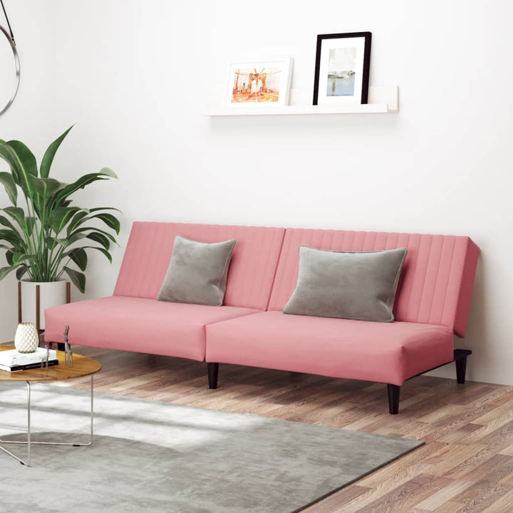 Bäddsoffa 2-Sits Sammet