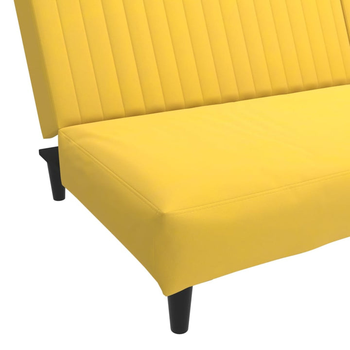 Bäddsoffa 2-Sits Sammet