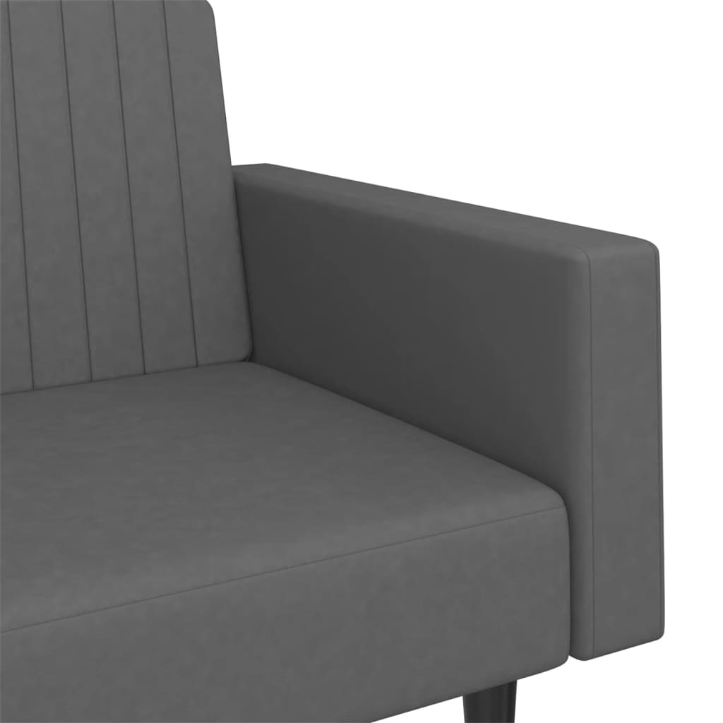 Bäddsoffa 2-Sits Sammet