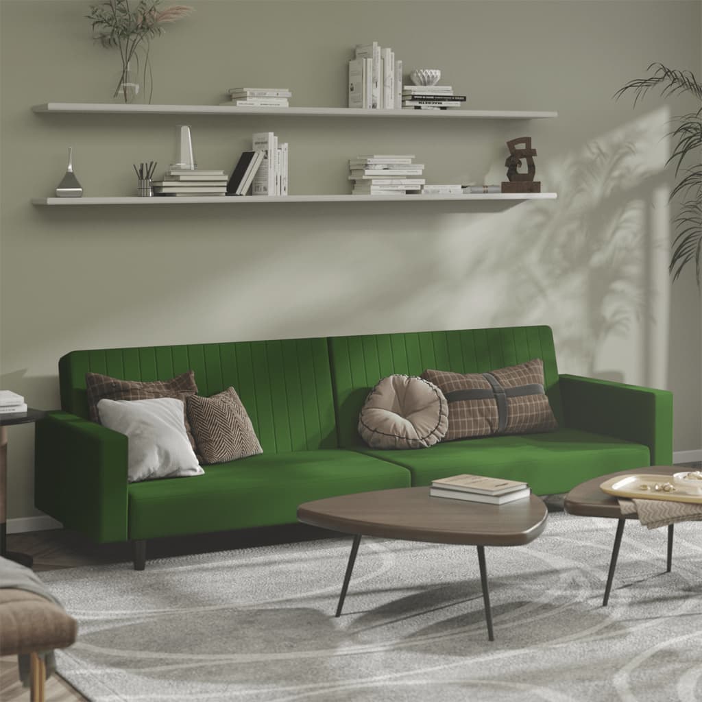 Bäddsoffa 2-Sits Sammet